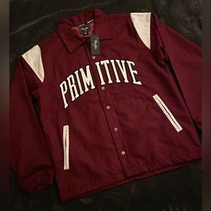 PRIMITIVE Burgundy Coach Jacket